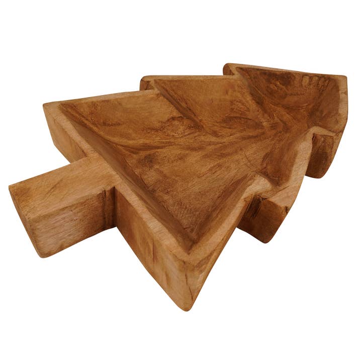 My Amigos Imports - Wholesale Decorative Plate/Dish/Bowl - Christmas Large Tree Dough Bowl-Home Decor #2-Wax-Large-$152