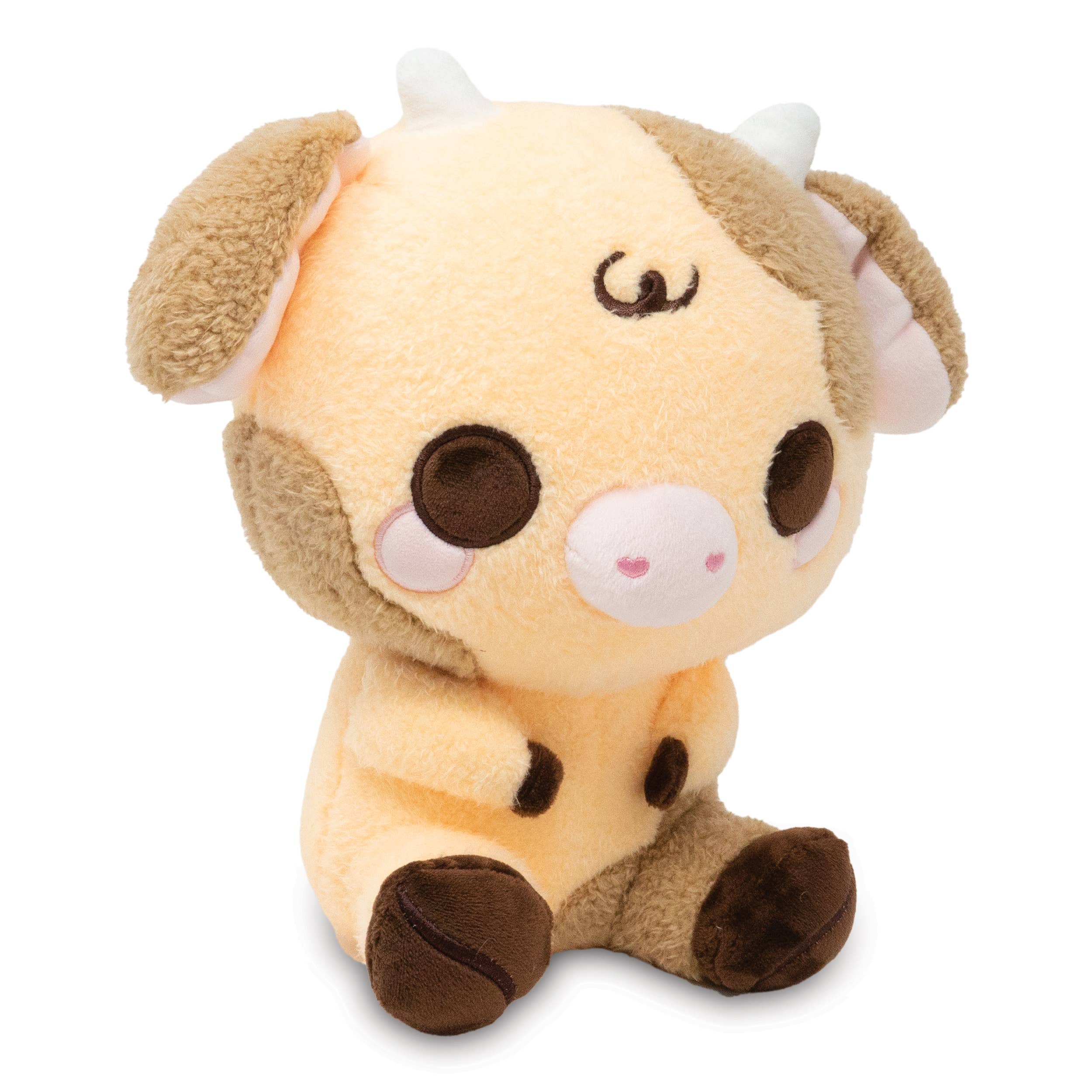 Cuddle Barn, Inc. - Wholesale Stuffed/Plush Toy - Kids & Baby - Moocha the Coffee Cow (Soft Cute Fluffy Kawaii Plushie)2
