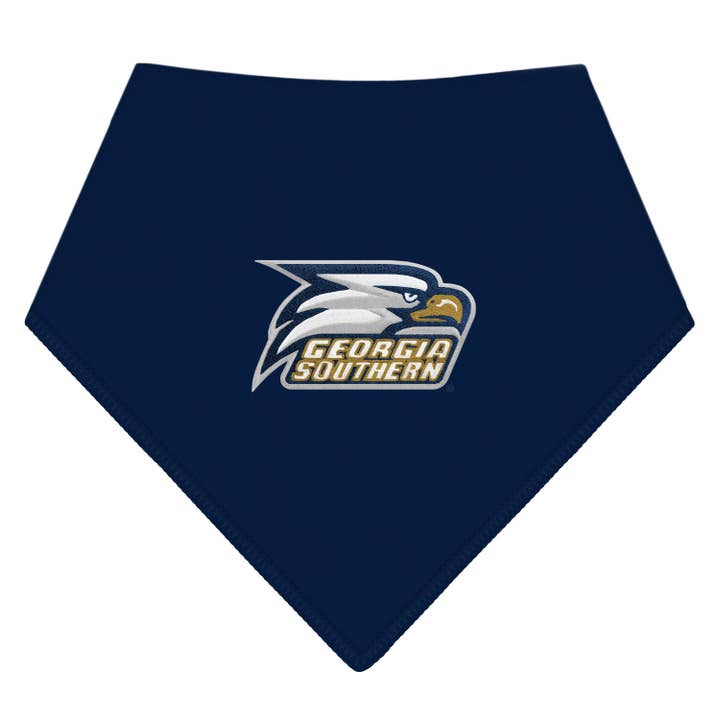 Georgia Southern Eagles Newborn Solid Bandana Bib for wholesale by Creative Knitwear