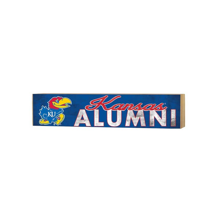 3x13 Block Alumni Kansas Jayhawks for wholesale by KH Sports Fan