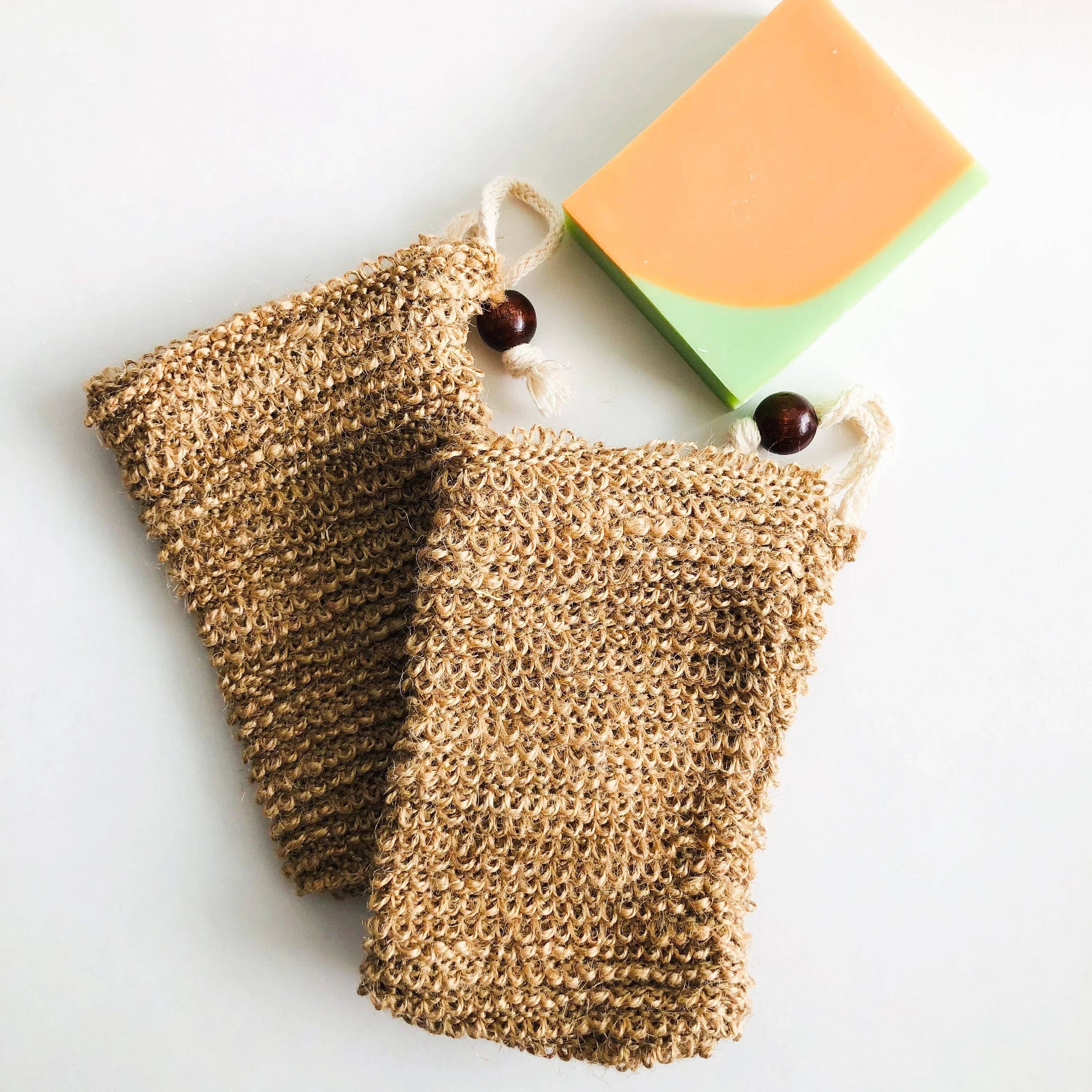 Smile Boutiques - Wholesale Soap pouch/sack/bag - Natural Organic Handmade Jute Soap Bag1