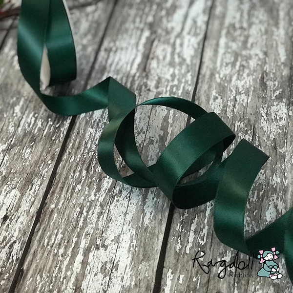 Imaginediy – wholesale Ribbon – Gift wrapping – 19mm Spruce Green Satin Ribbon – 10 Metre Roll1