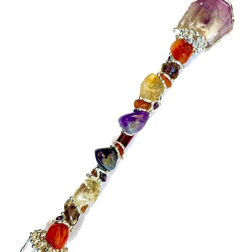 Bacchetta in cristallo grande Cho Ku Rei per la vendita all'ingrosso da parte di The Reiki Shop