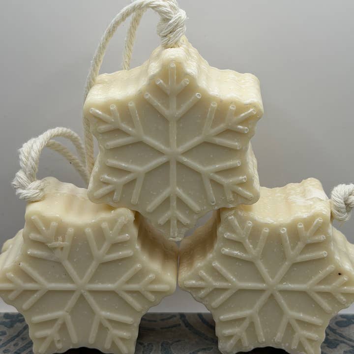 Star-Shaped Soap on a Rope for wholesale by Calendula Botanicals