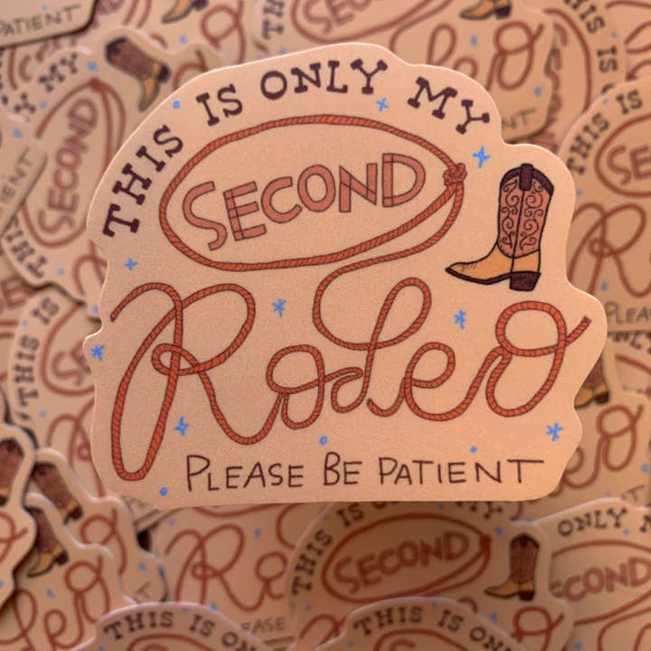 Kun mit andet Rodeo-klistermærke for engroshandel hos Good Letters Design