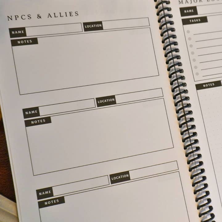 Minva Tabletop Design Co - Wholesale Journal/Diary - Dungeon Codex Shadowdark RPG Character Journal6