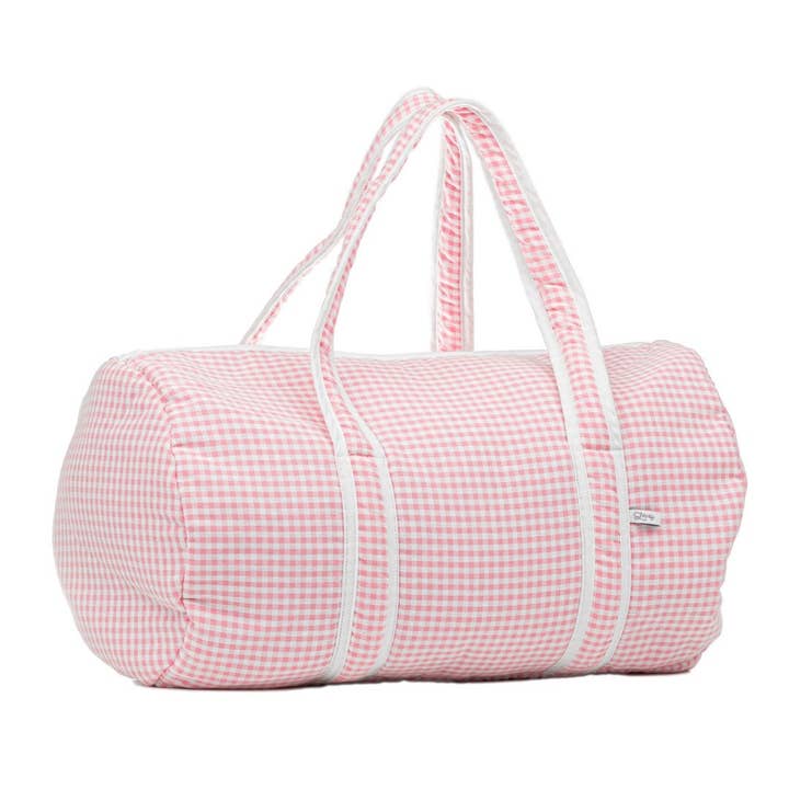 Borsa Baluchon «percalle rosa e bianco» per la vendita all'ingrosso da parte di Lovely Pop