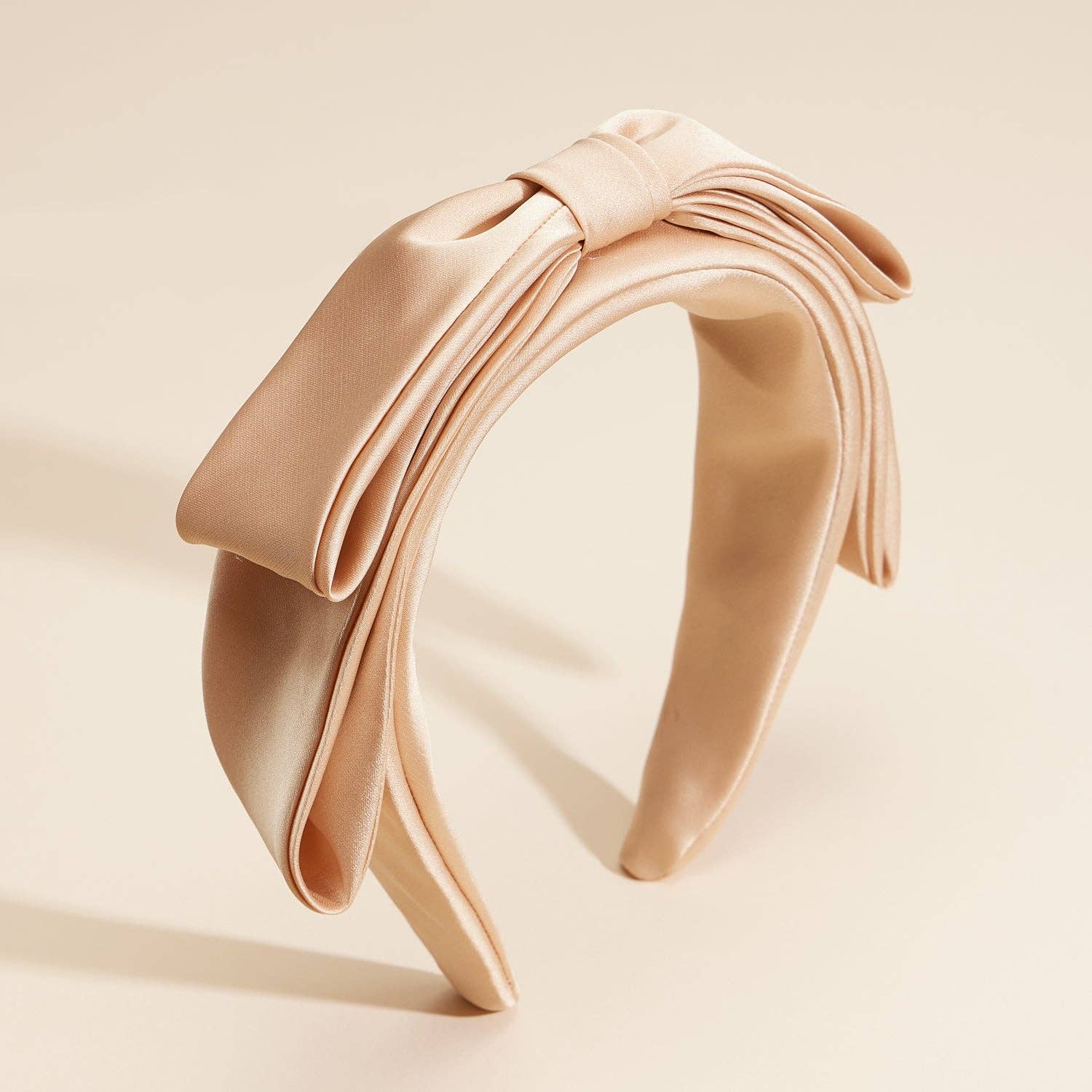 Frem - Wholesale Fashion Headband - Women's - Simple Satin Bow Ribbon Headband0