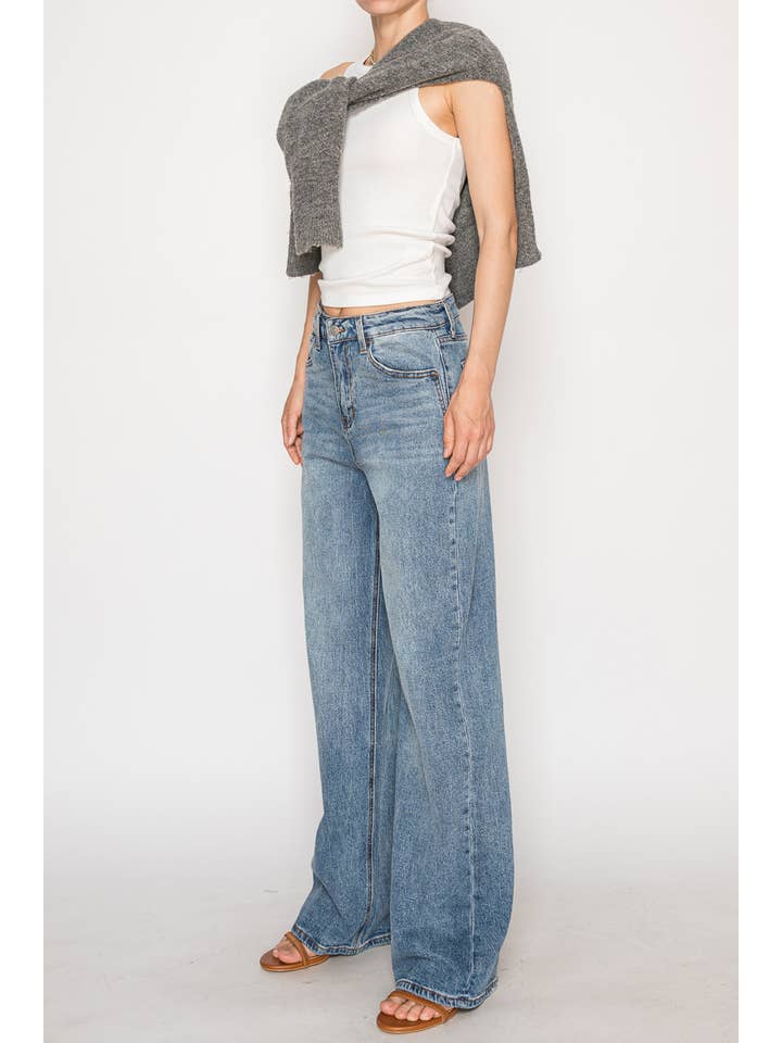 ARTEMIS VINTAGE - Wholesale Jeans – Women’s - BLUE By Artemis Slim Ultra High Rise 90's Straight Jeans8