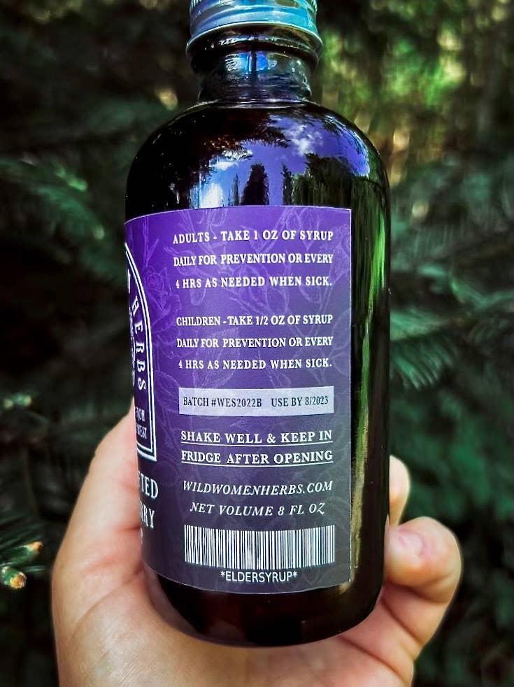 Wild Women Herbs - Vente Supplément oral/vitamine - Sirop de sureau sauvage (4 oz)1