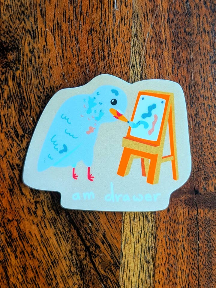 Am Artist Sticker for wholesale by NMC Design Studio