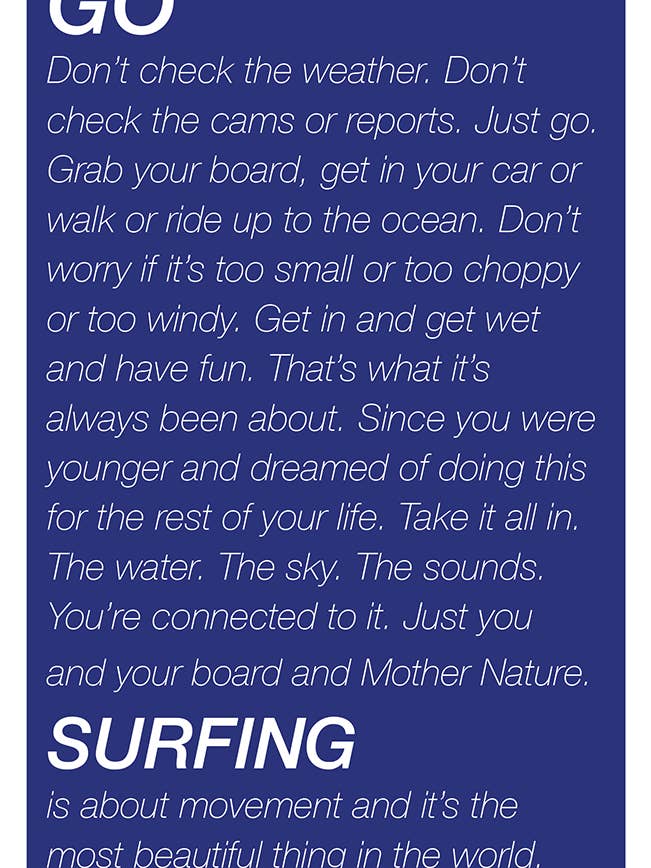 GO SURFING Inspiration Po för wholesale av LOST DOG art & frame