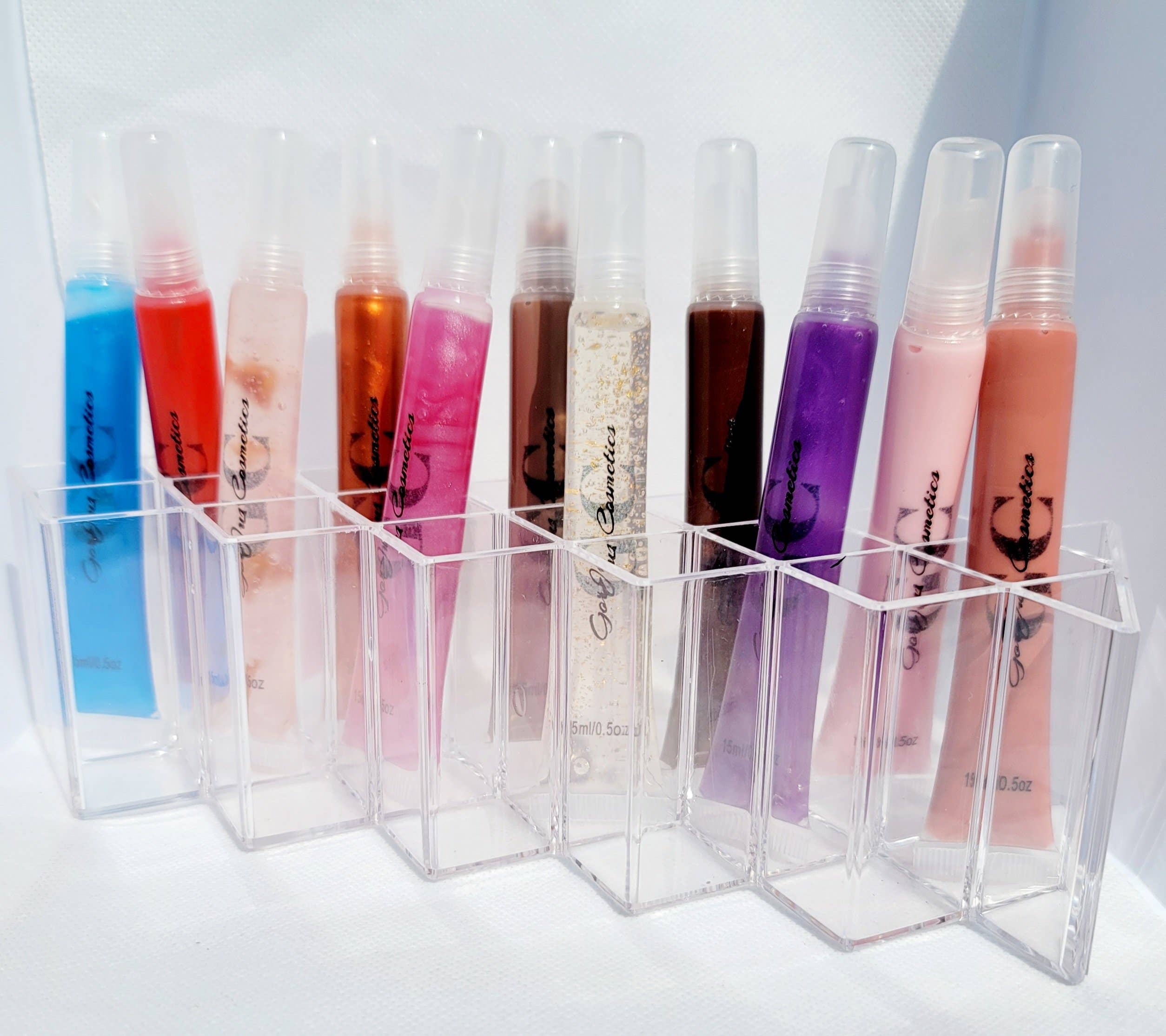 GorJus Cosmetics by Gorgeous Made Lady - Wholesale Lip-gloss - GorJus Gloss 15ml slim extended tubes1