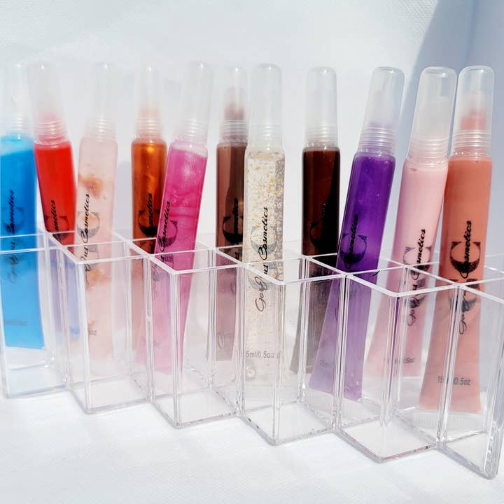 GorJus Cosmetics by Gorgeous Made Lady - Wholesale Lip-gloss - GorJus Gloss 15ml slim extended tubes1