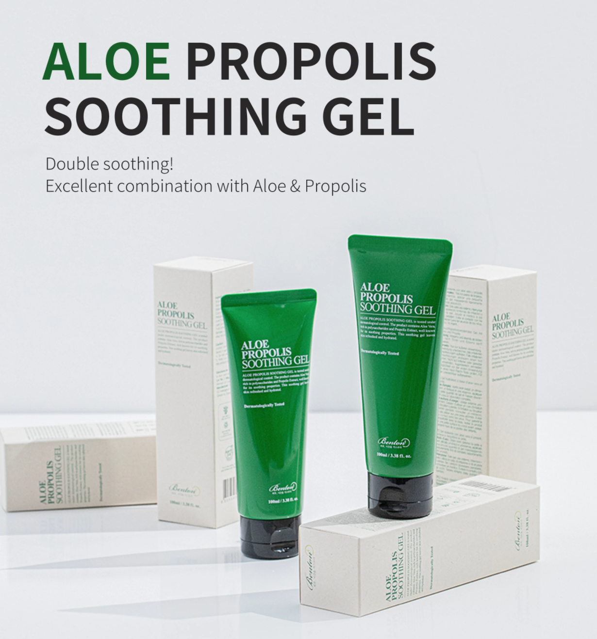 Best Beauty Group - Vente Crème/lotion pour le corps - Gel hydratant apaisant pour le visage et le corps à l'aloe propolis2