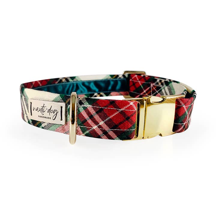 Sullivan Scottish Tartan Plaid Buckle & Martingale Collar for wholesale by Nauti-dog Handmade