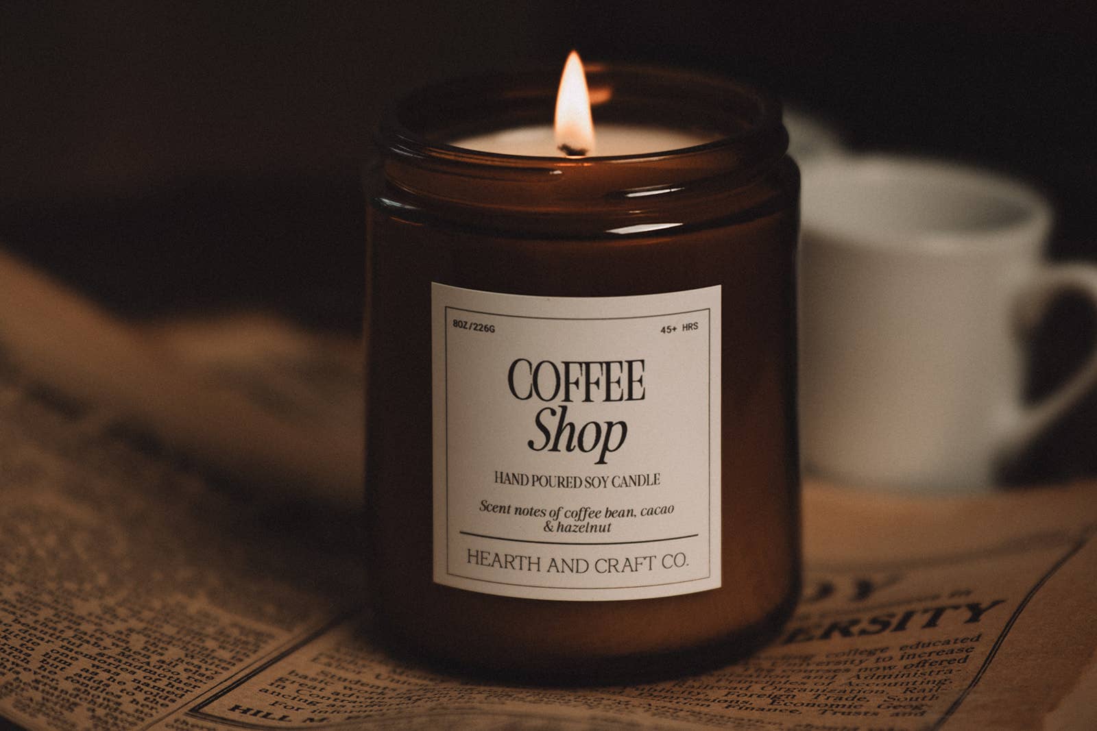 Hearth and Craft Candle Co. - Vente Bougie en bocal - CAFÉ9