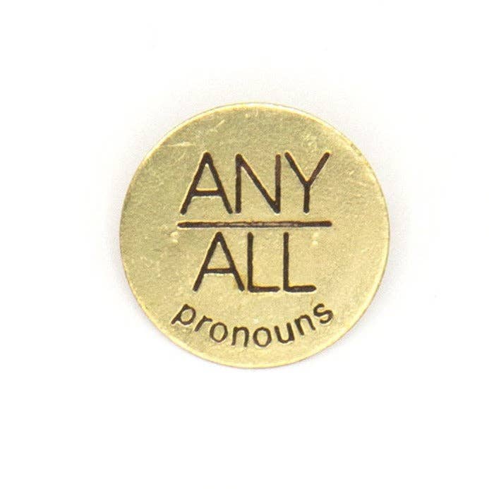 Fair Anita - Wholesale Lapel Pin/Button - Pronoun Pins - Brass7