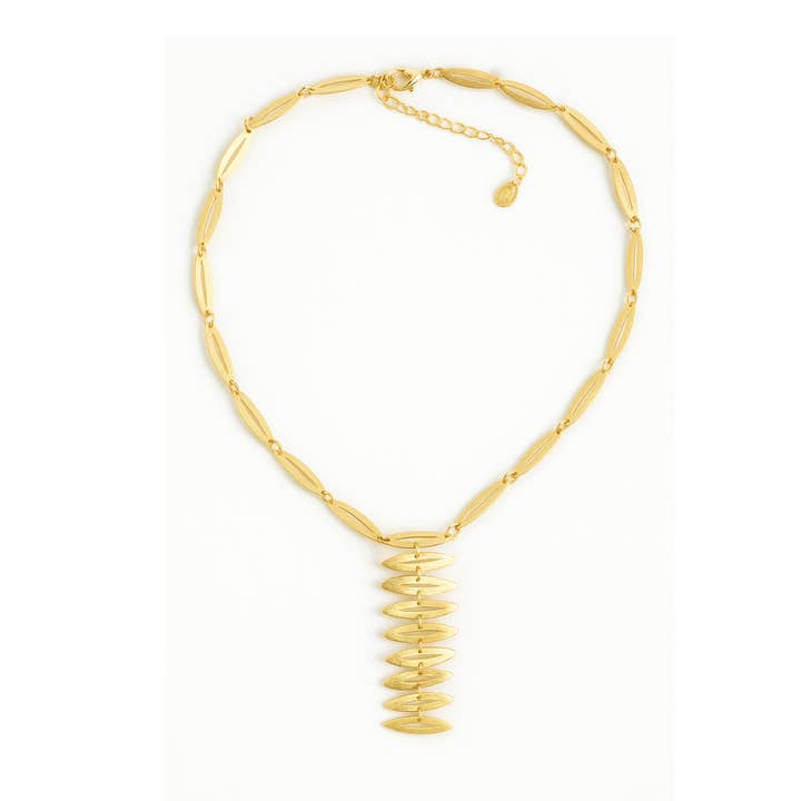 Creative Brazil - Vente Collier maille et chaîne - COLLIER PALMAS