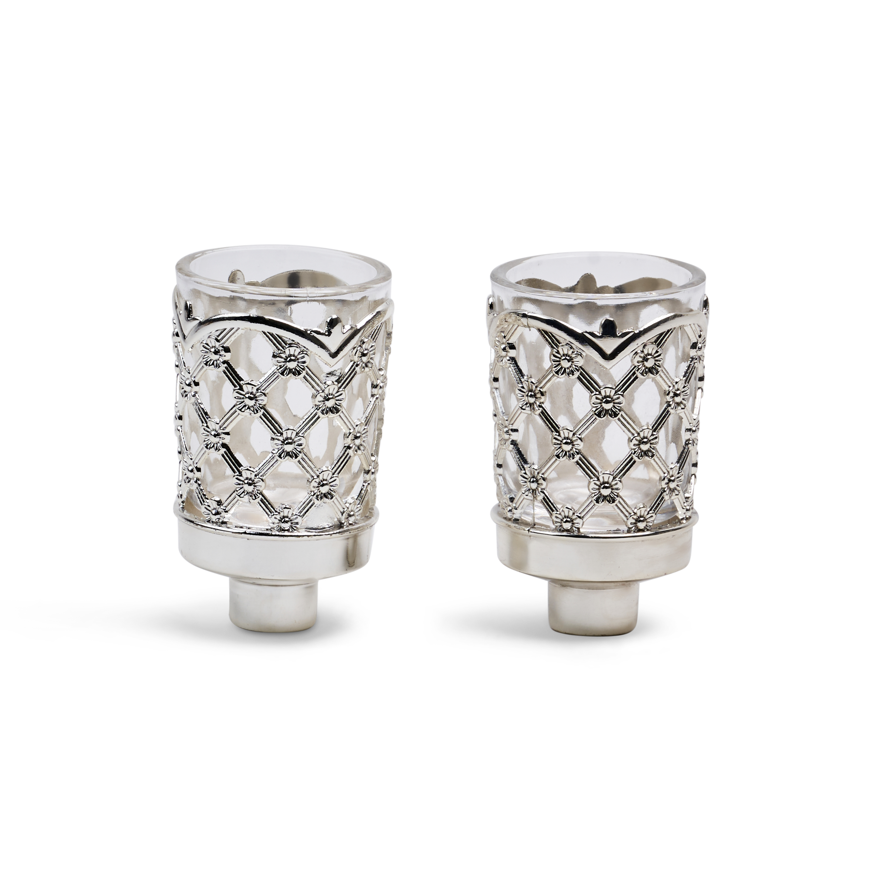 A&M Judaica And Gifts - Vente Bougeoirs - Neronim Porteur SLVR Plaqué XP Design 3"0