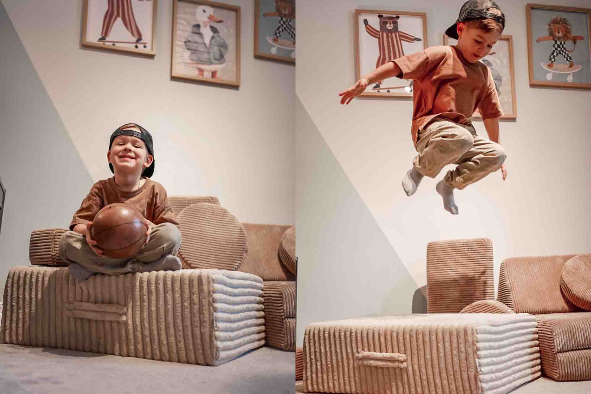 Shappy - Wholesale Classic Toy - Kids - SHAPPY TRAMPOLINE PURE CORDUROY WAFFLE1