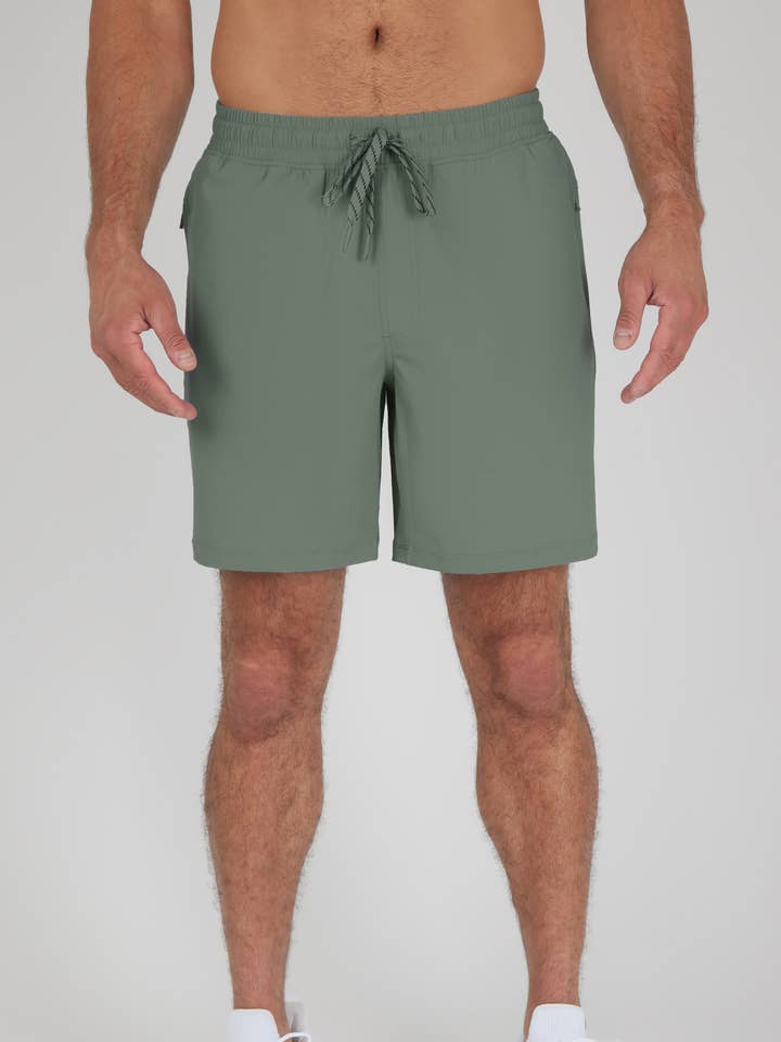Men's Warp Performance Short with Side Pocket for wholesale by 90 Degree by Reflex & Yogalicious