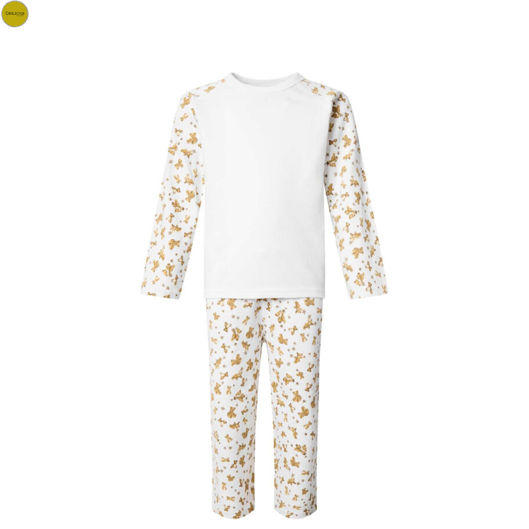 Sleeve Wholesale Blank Pyjamas Sleeve Blank Christmas Pajamas