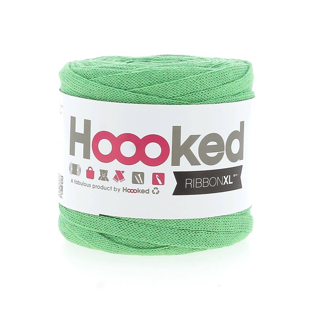 Hoooked Yarns - Vendita all'ingrosso Lana - Filo di tessuto riciclato Ribbon XL 125 g45