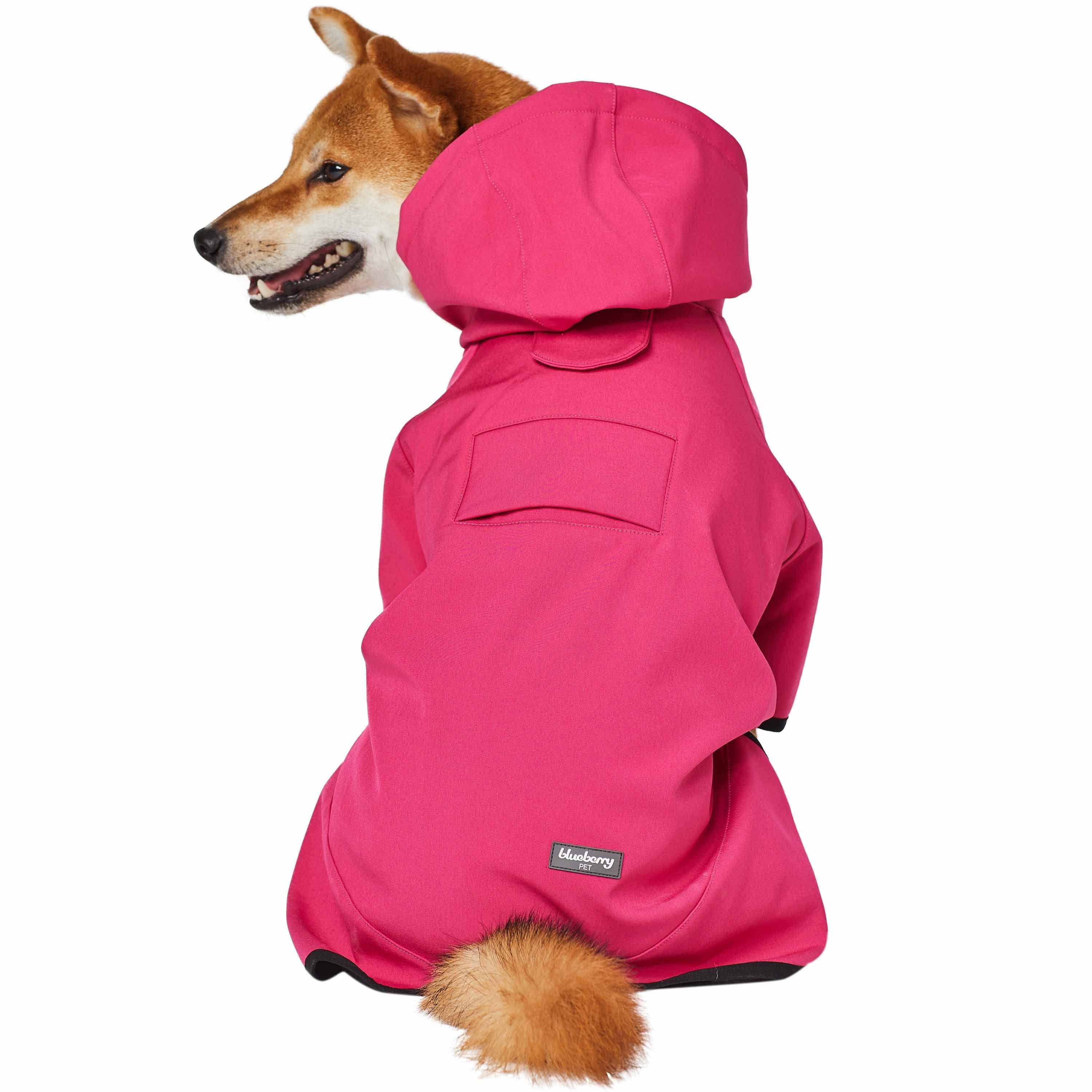 Blueberry Pet - Vente Imperméable – chien - Veste chaude imperméable 5000MM en softshell tissé sur mesure et teint.16