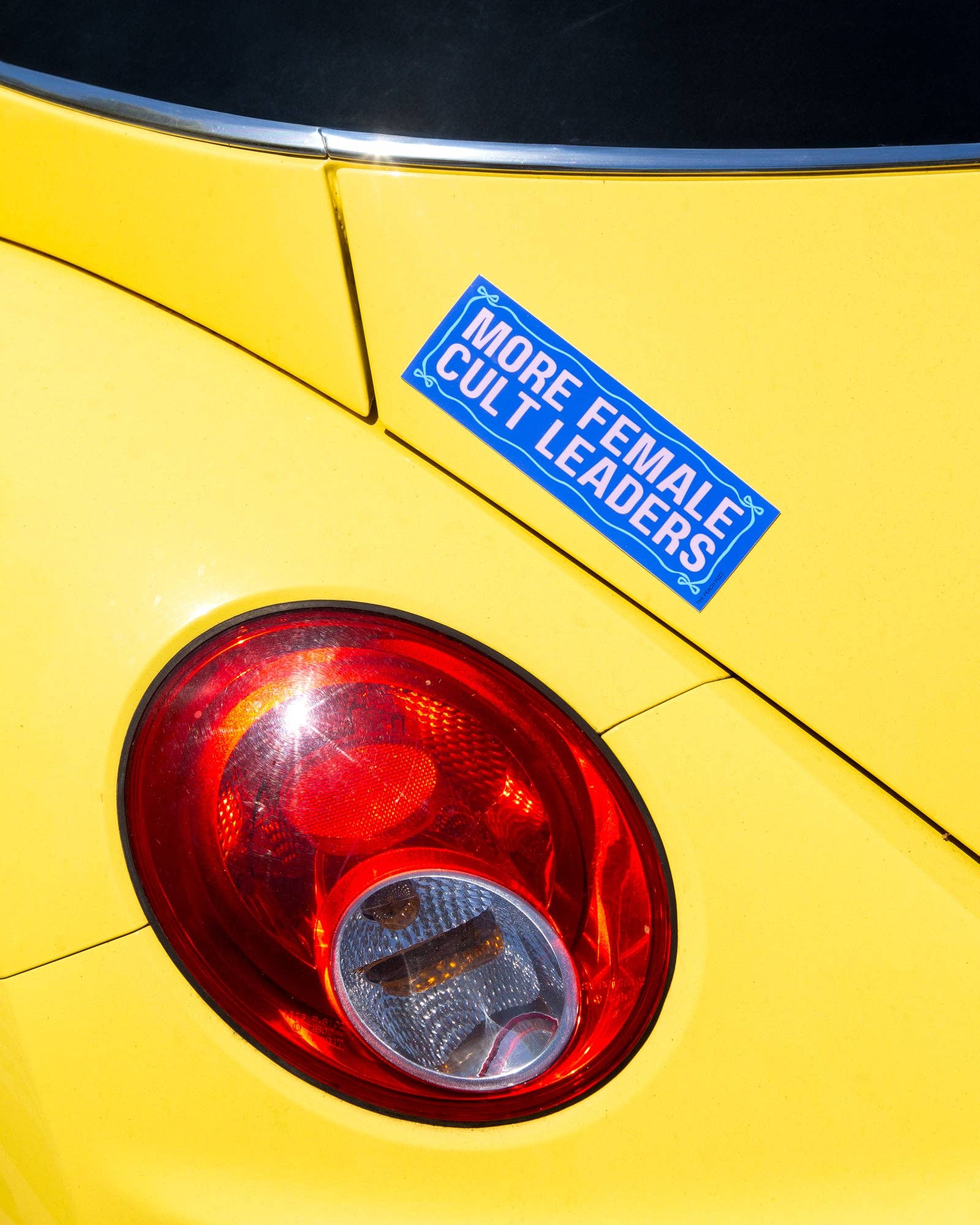 The Peach Fuzz - Wholesale Sticker - More Female Cult Leaders Bumper Sticker1