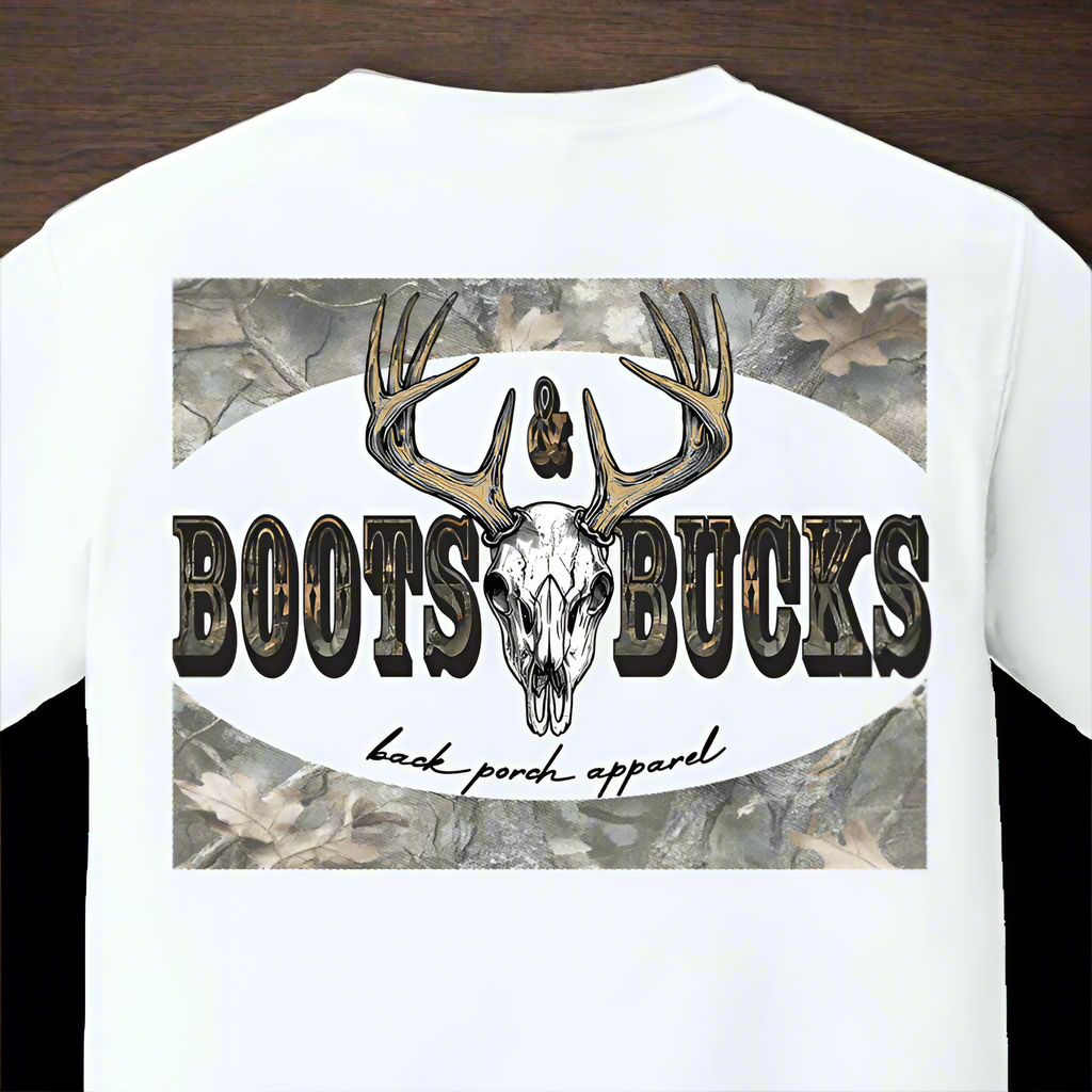 Turnmeyers - Wholesale Shirt - Unisex - Boots And Bucks Short Sleeve T-Shirt1