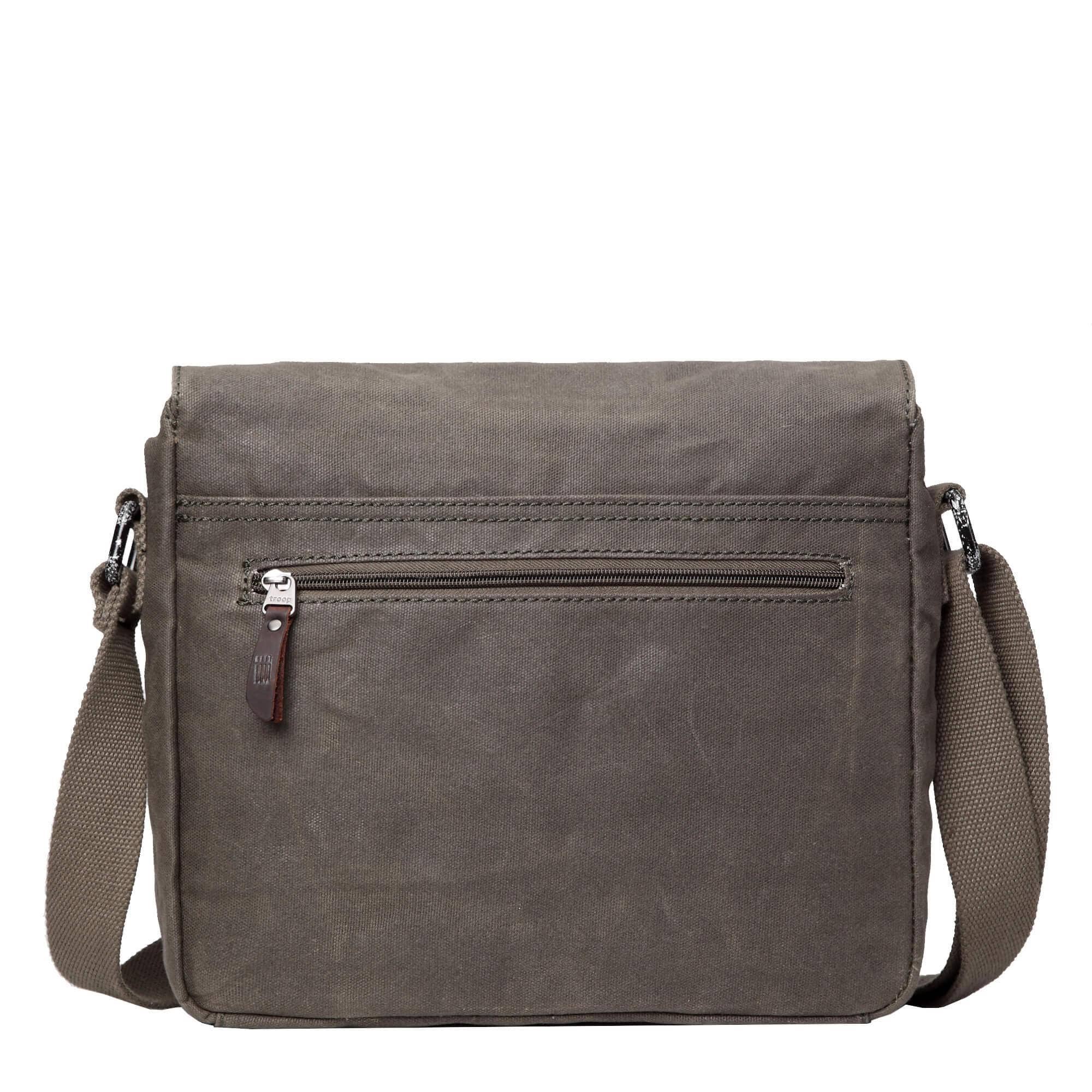 Troop London – wholesale Messenger bag – Men's – TRP0443 Troop London Heritage Canvas Leather Messenger Bag, Travel Bag, Tablet Friendly18