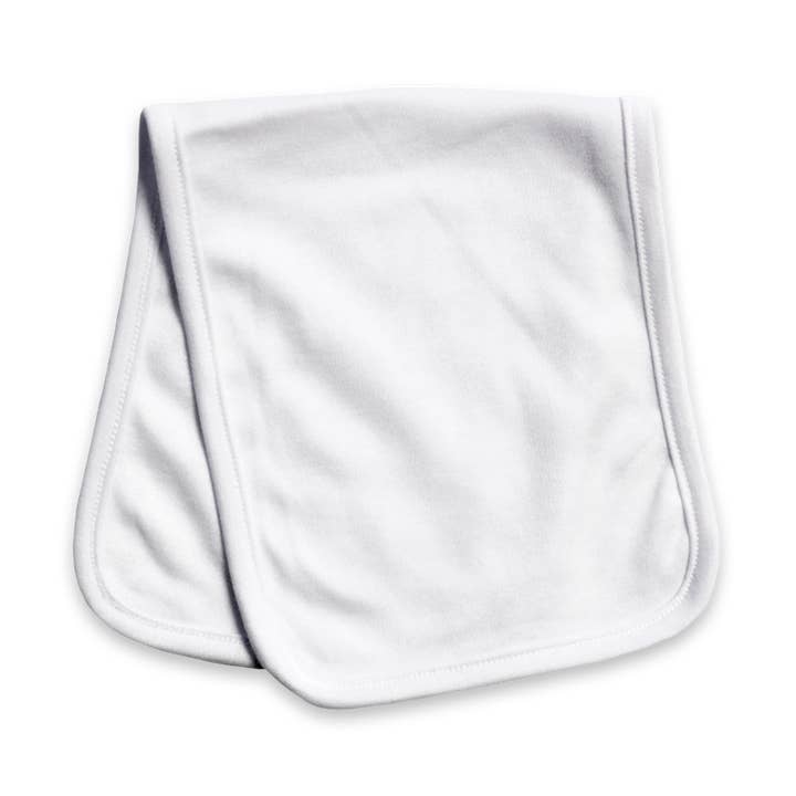 Laughing Giraffe Baby 2-PLY Blank Burp Cloth Sublimation DIY for wholesale by Laughing Giraffe