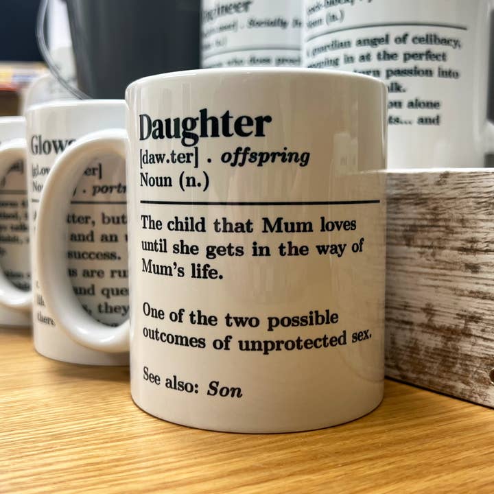 SmartyPants - Wholesale Coffee Mug - "Daughter" Definition Mug – Sarcastic Humor Coffee Cup2