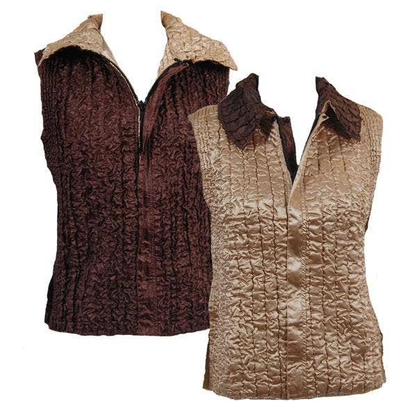 The Magic Scarf Company - Wholesale Outerwear Vest - Women's - 4537 - Quilted Reversible Vests32