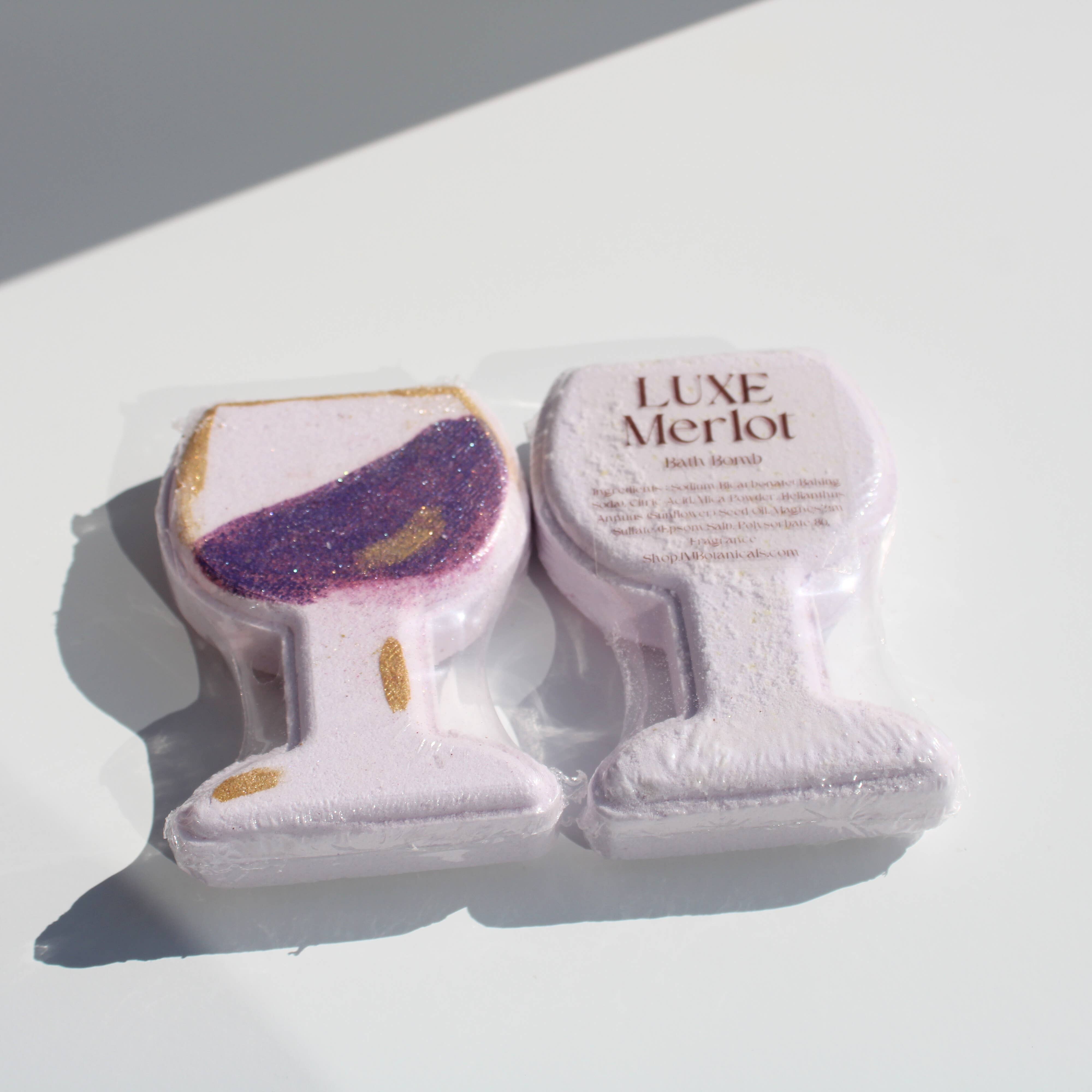 JM Botanicals - Handcrafted Skin Care - Wholesale Bath Bomb/Fizz - Handcrafted Wine Glass Bath Bomb All-Natural, Relaxing Spa 5
