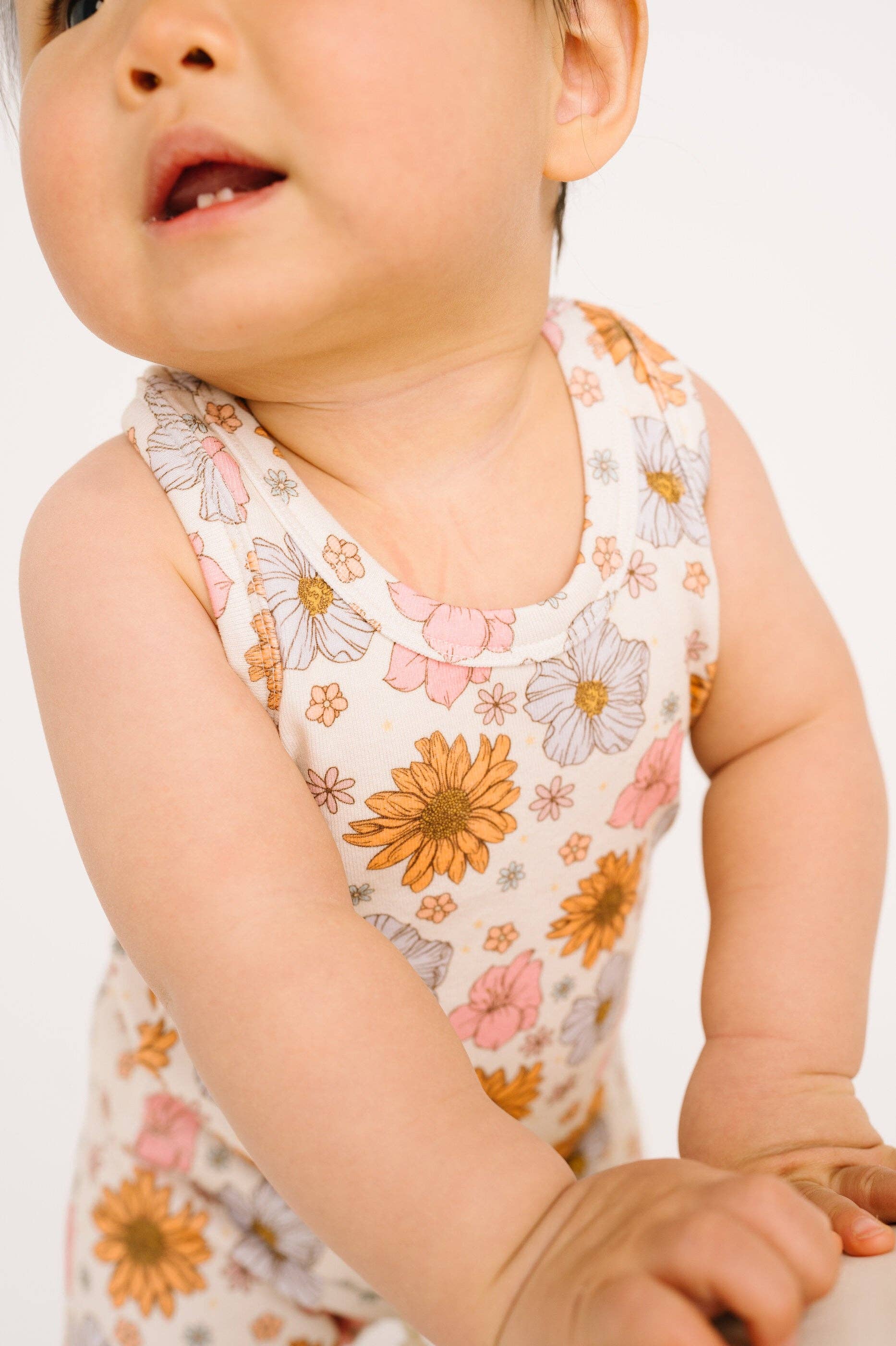 Little One Shop - Wholesale Top & Short Set - Kids - Maybelle Floral Summer Tank Set2