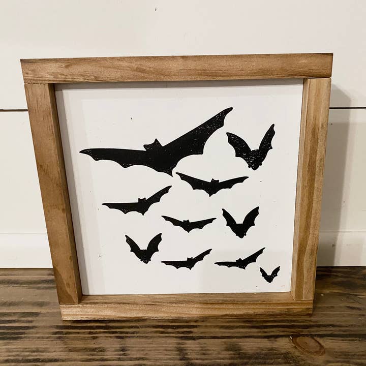 Bats Sign for wholesale by Timbered Roots Co