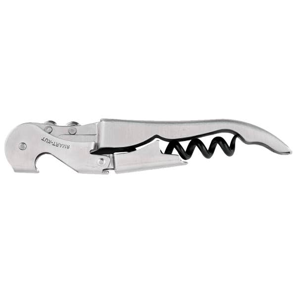 Stainless Steel Premium TSA-Approved Waiter's Corkscrew (Smart-Kut) for wholesale on Faire
