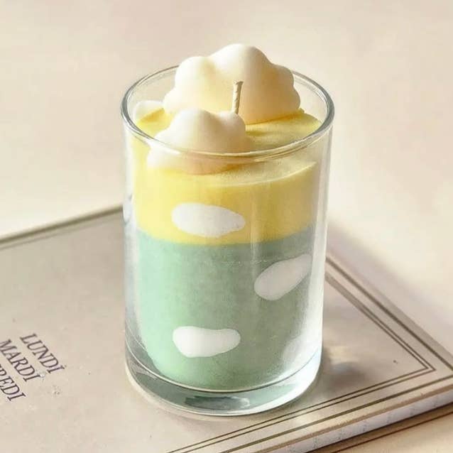 Cloud Candle | Handmade Candle | Soy Candle | Yellow Candle for wholesale by Pretty Hands