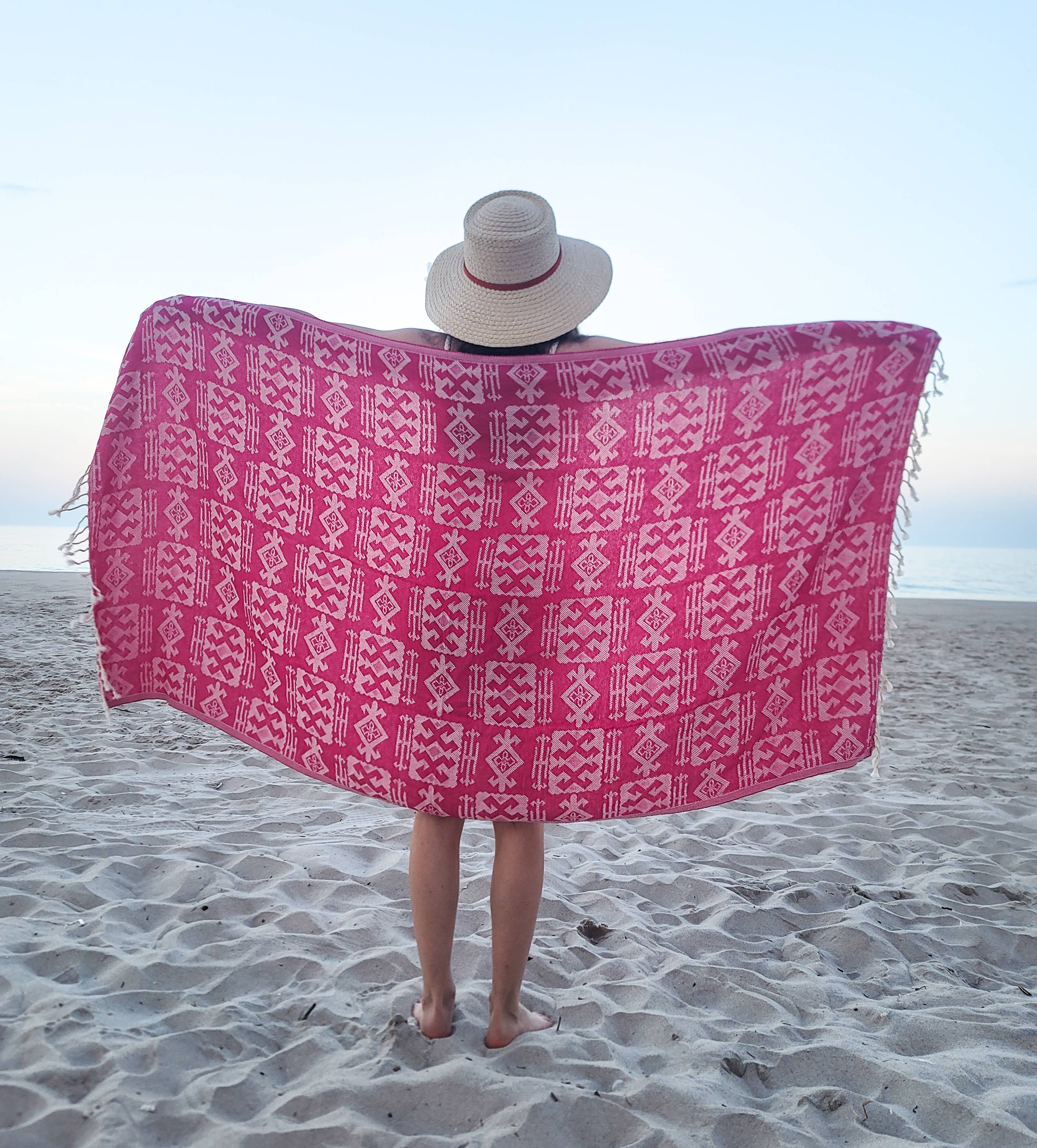 Kalkedon Towels – wholesale Beach towel – Mexican Blanket | Aztec Throw | Oversized Turkish Towel4