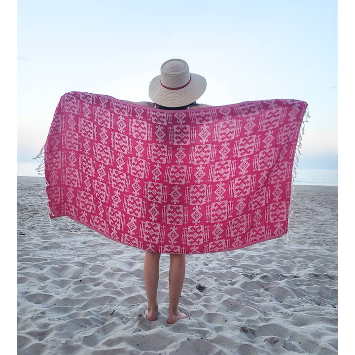 Kalkedon Towels - Wholesale Beach towel - Mexican Blanket | Aztec Throw | Oversized Turkish Towel4