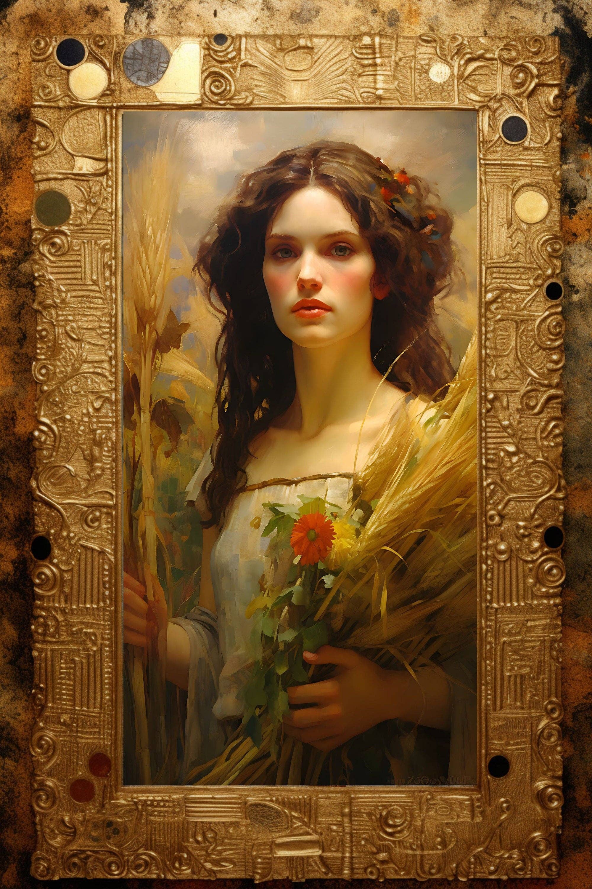 Ye Curiosity Shoppe - Wholesale Art Print - Demeter Greek Goddess Art Print4