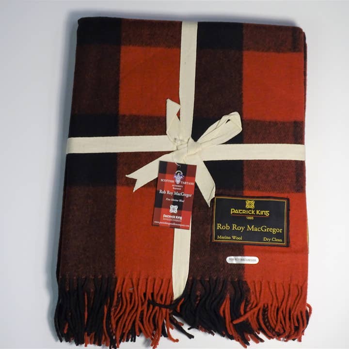 Patrick King Woollen Company - Wholesale Throw Blanket - Rob Roy Deluxe Highland Blanket1