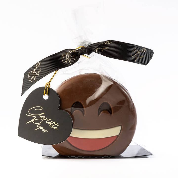 Laugh 50g Chocolate Emoji(12) for wholesale by Charlotte Piper