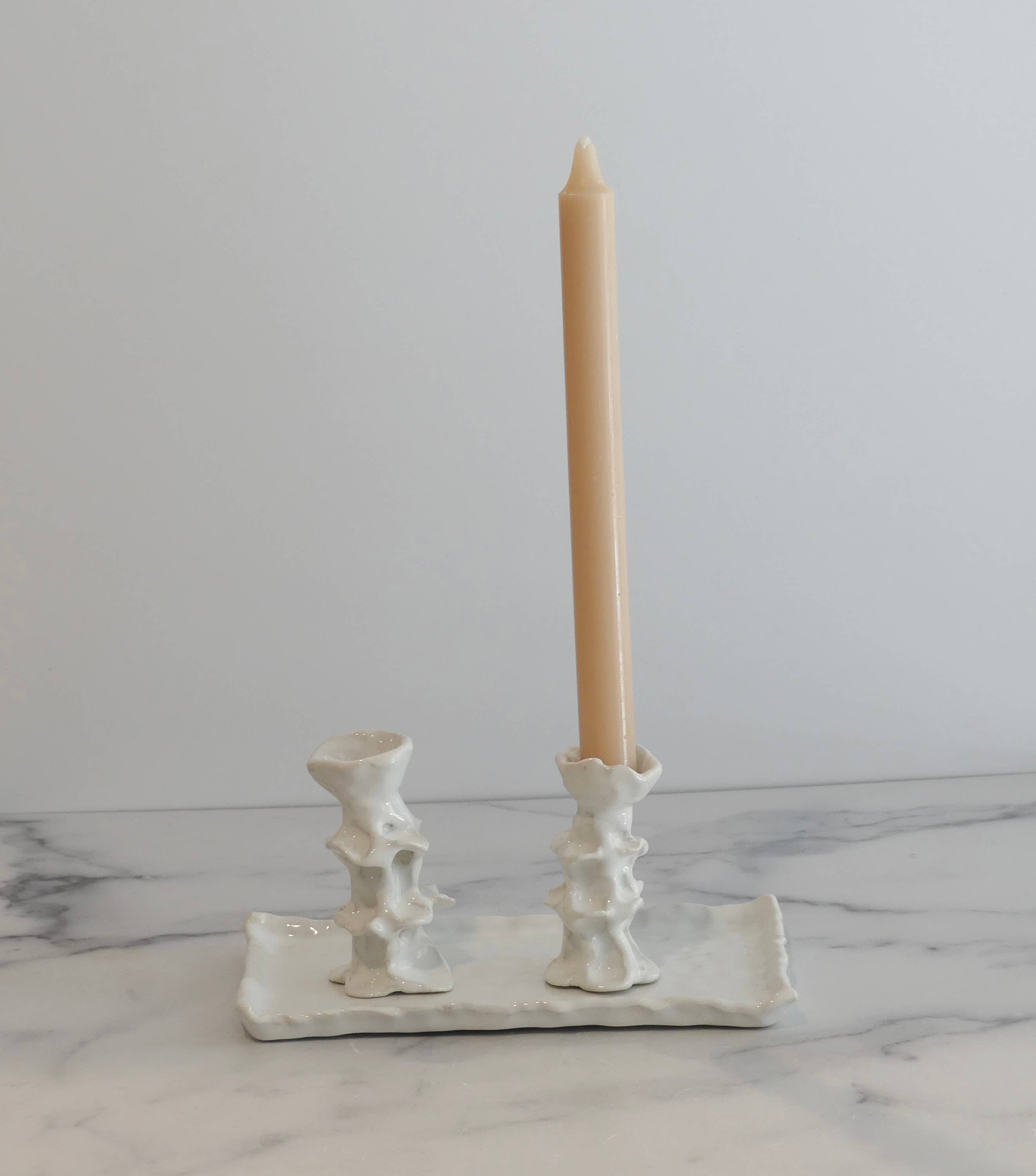 Design by Pouneh - Wholesale Candle holder - Organic Elegance Candlestick Set with Tray.3