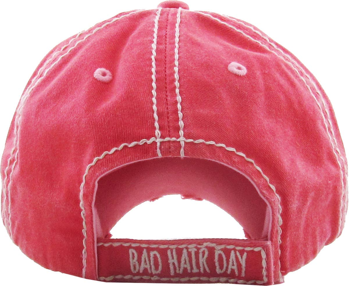 KBETHOS - Vendita all'ingrosso Cappellino da baseball - Donna - Berretto a sfera vintage lavato Bad Hair Day14