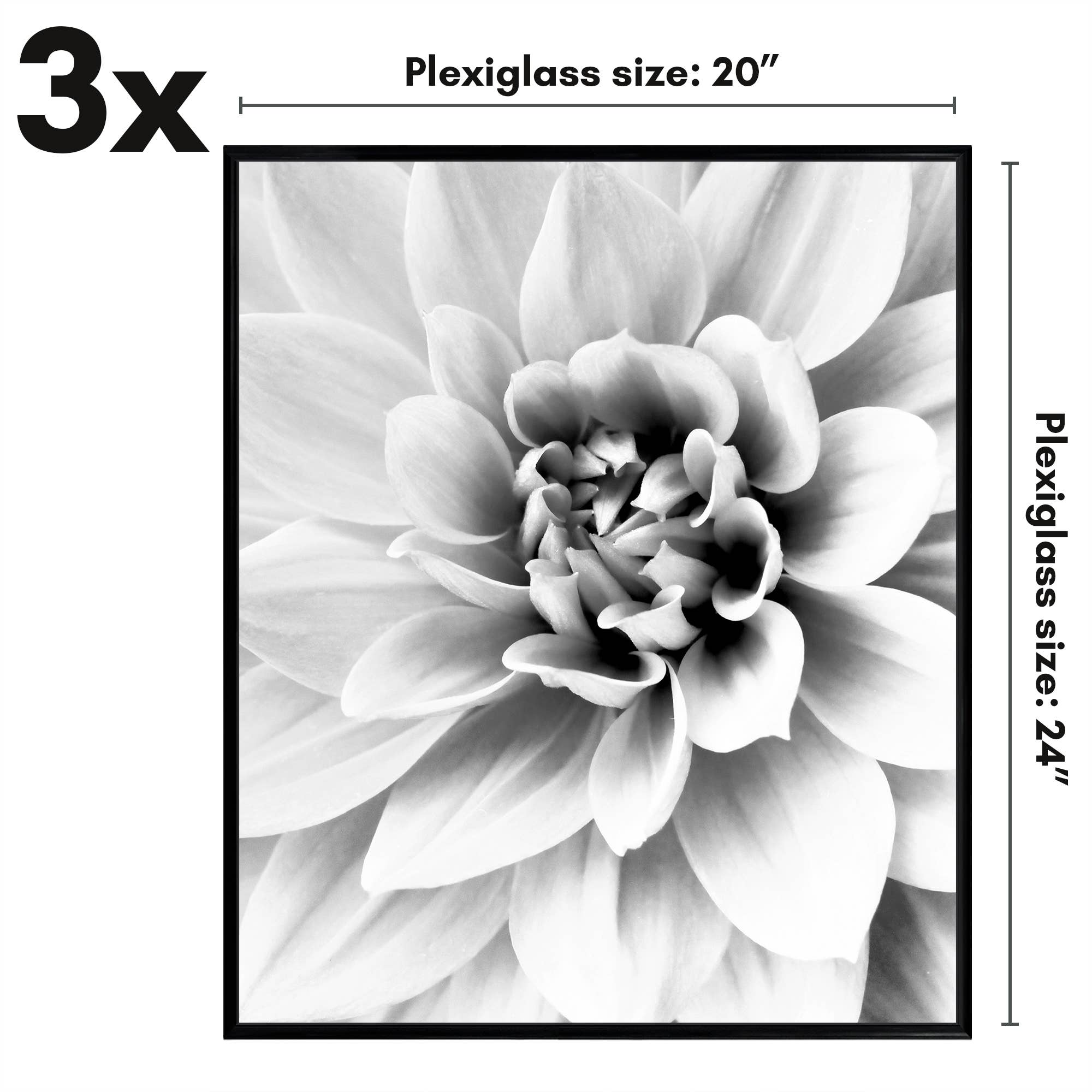 Americanflat - Wholesale Picture Frame - 3 Pack Lightweight Poster Frames36