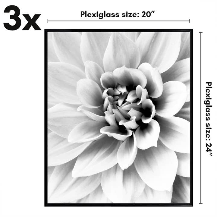 Americanflat - Wholesale Picture Frame - 3 Pack Lightweight Poster Frames36