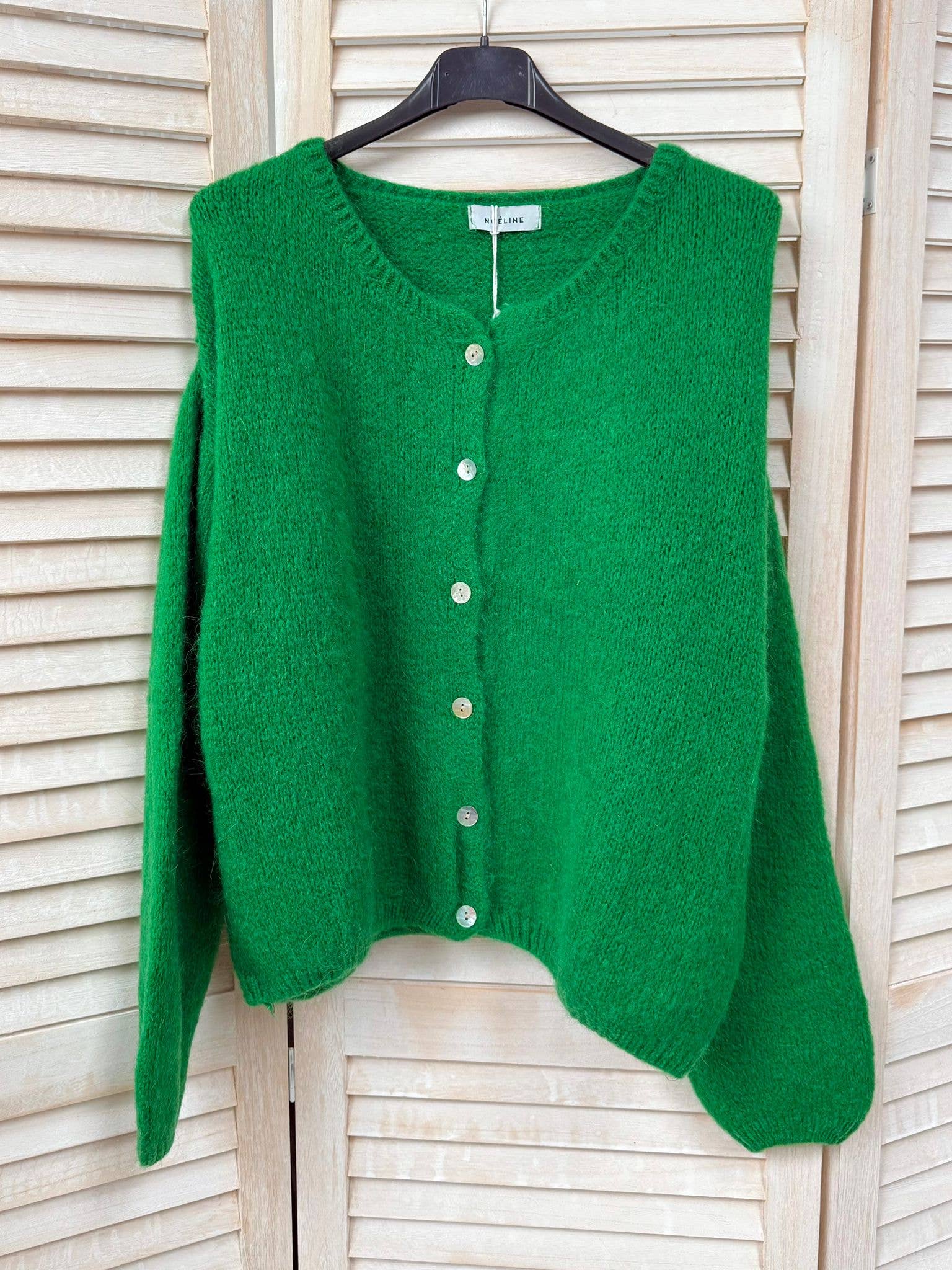 NOELINE - Wholesale Cardigan - Women's - Kid mohair and wool vest 753522